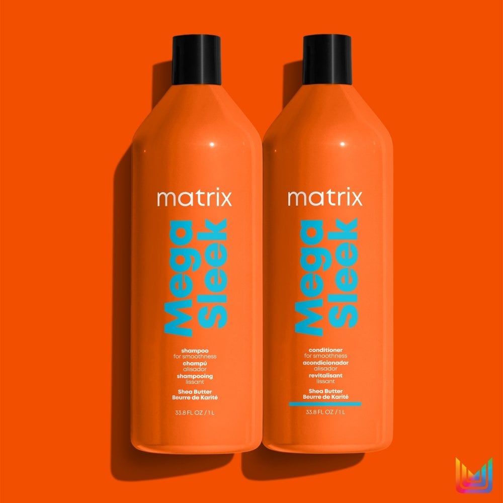 Matrix Total Results Mega Sleek Shea Butter Shampoo & Conditioner Twin 2 x 1000ml