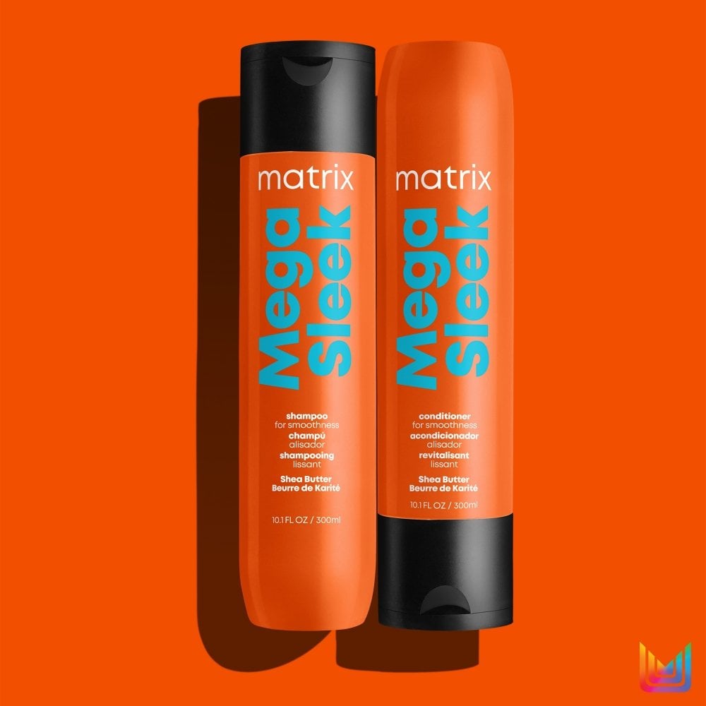 Matrix Total Results Mega Sleek Shea Butter Shampoo & Conditioner Twin 2 x 300ml