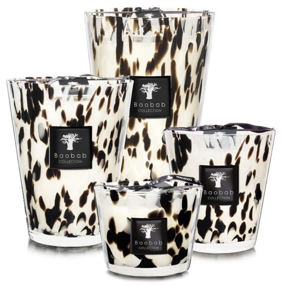 Baobab Collection Max 16 Pearls Black Candle