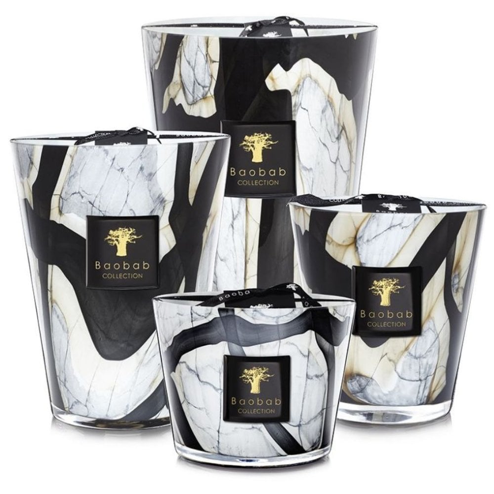 Baobab Collection Max 16 Stones Marble Candle