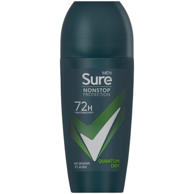 Sure Men Nonstop Protection 72h Quantum Dry Anti-Perspirant Deodorant Roll-On 50ml