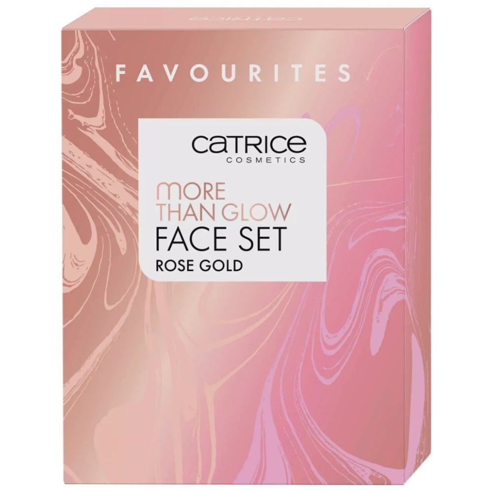 Catrice Cosmetics More Than Glow 3 Piece Face Set Rose Gold
