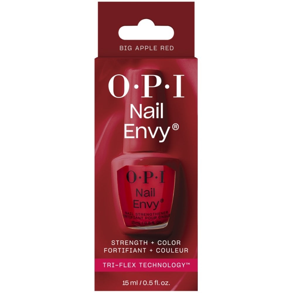OPI Nail Envy Nail Strengthener Strength + Colour Big Apple Red 15ml