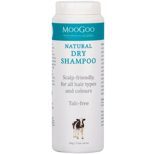 MooGoo Natural Scalp-Friendly Dry Shampoo Powder 100g