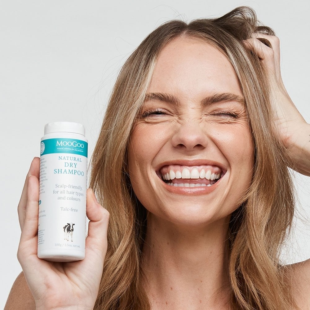 MooGoo Natural Scalp-Friendly Dry Shampoo Powder 100g