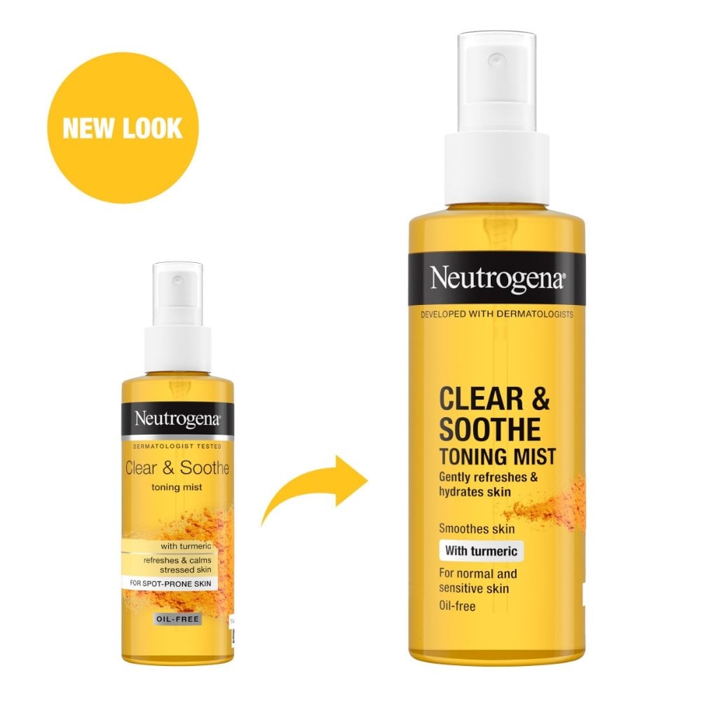 Neutrogena Clear & Soothe Turmeric Toning Mist 125ml