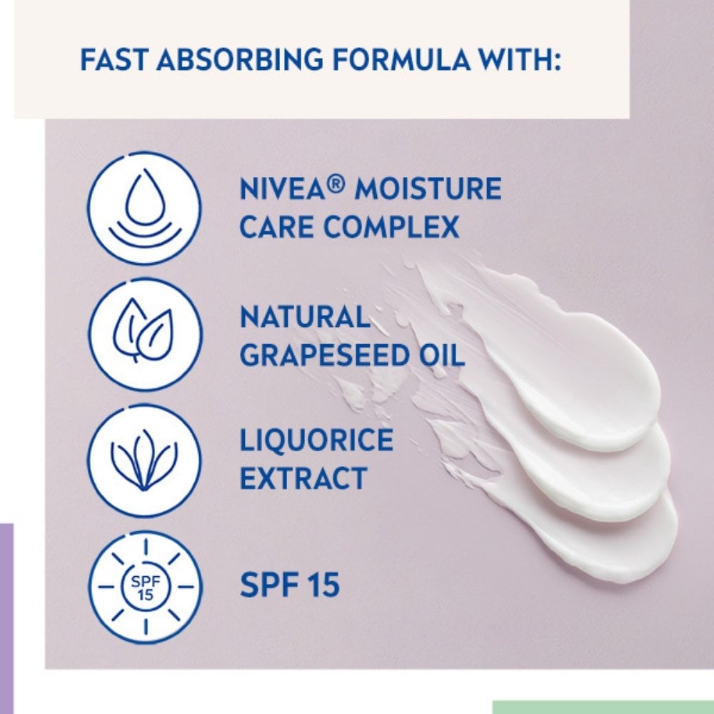 Nivea 24H Soothing Moisture Day Cream SPF15 50ml