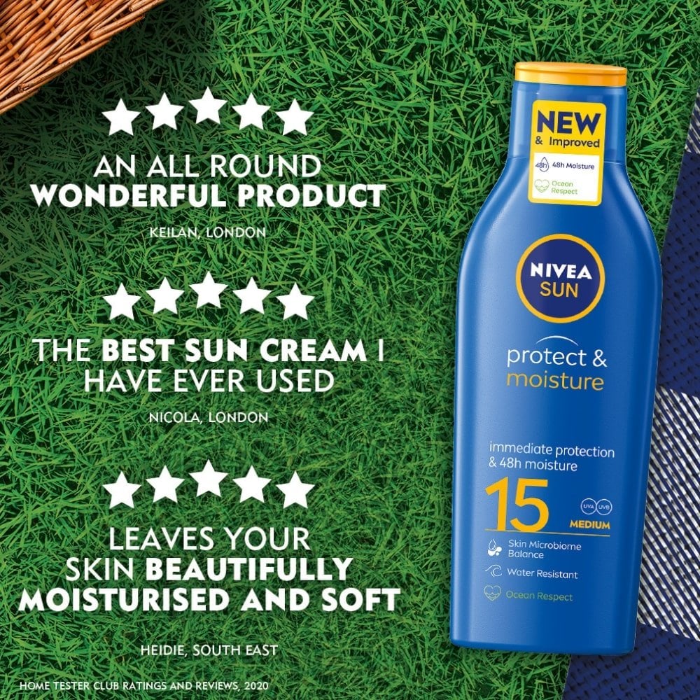 Nivea Sun Protect & Moisture Lotion SPF15 200ml