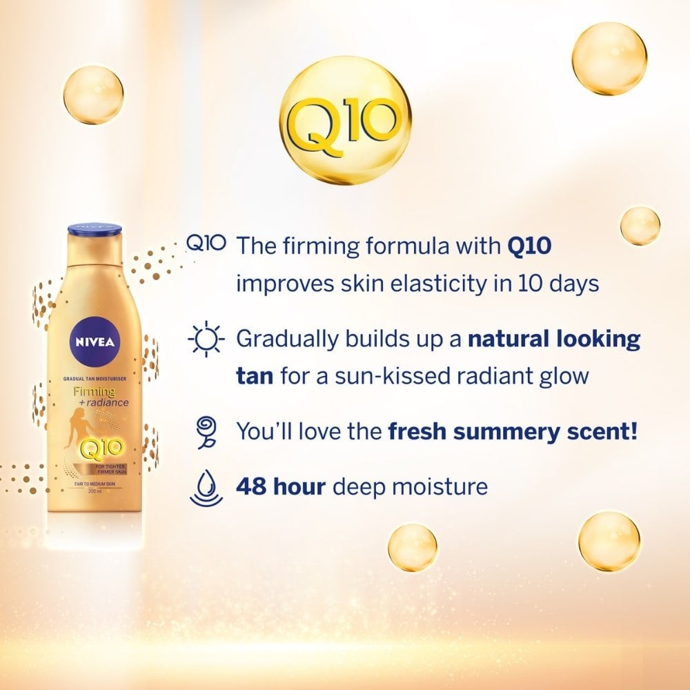 Nivea Q10 Gradual Tan Firming Body Moisturiser 400ml