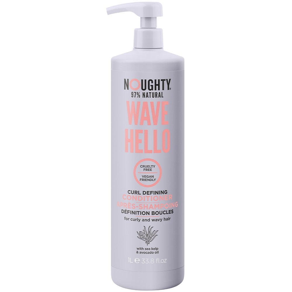 Noughty Wave Hello Curl Defining Shampoo & Conditioner Twin 2 x 1000ml