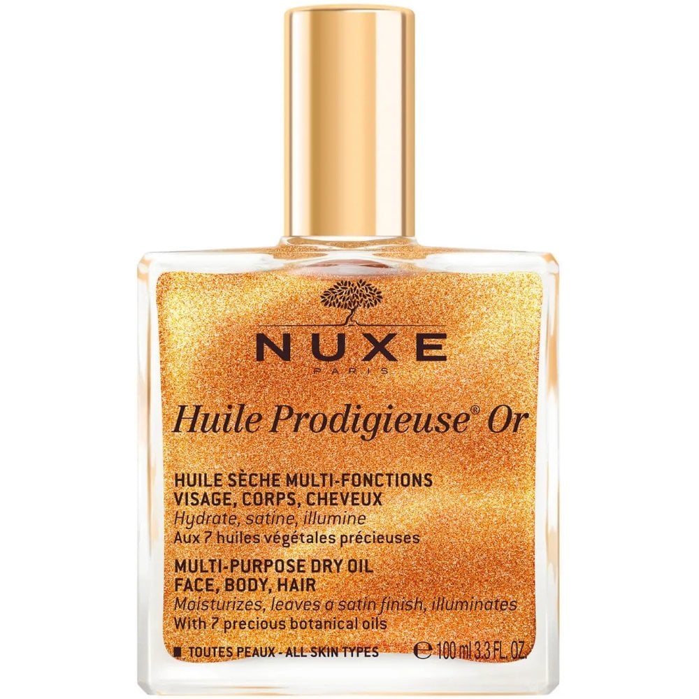 Nuxe Huile Prodigieuse Multi-purpose Golden Shimmer Oil 100ml