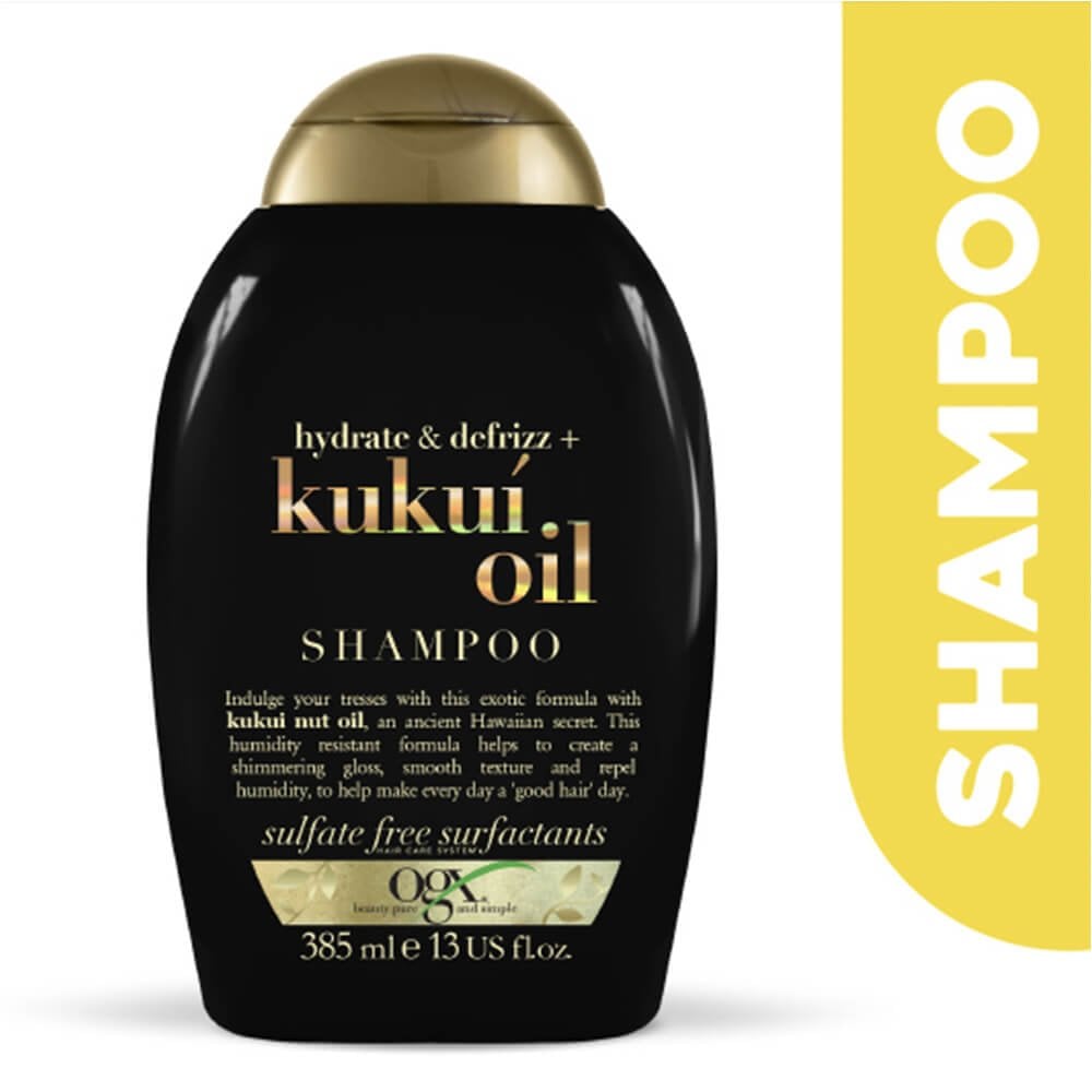 OGX Hydrate & Defrizz+ Kukui Oil Shampoo 385ml