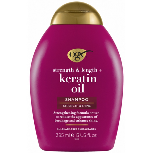 OGX Strength & Length Keratin Oil Shampoo 385ml