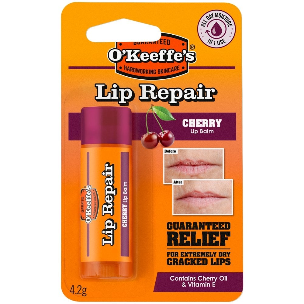 O'Keeffe's Lip Repair Cherry Lip Balm Stick 4.2g