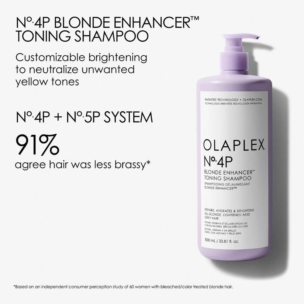 Olaplex No 4P Blonde Enhancer Toning Shampoo 1000ml