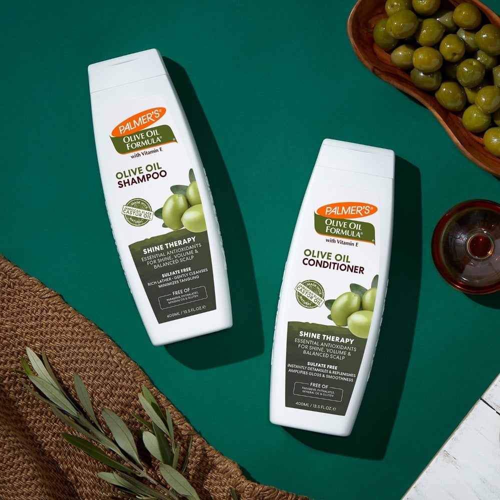 Palmer's Olive Oil Formula Shine Therapy Shampoo & Conditioner Twin 2 x 400ml