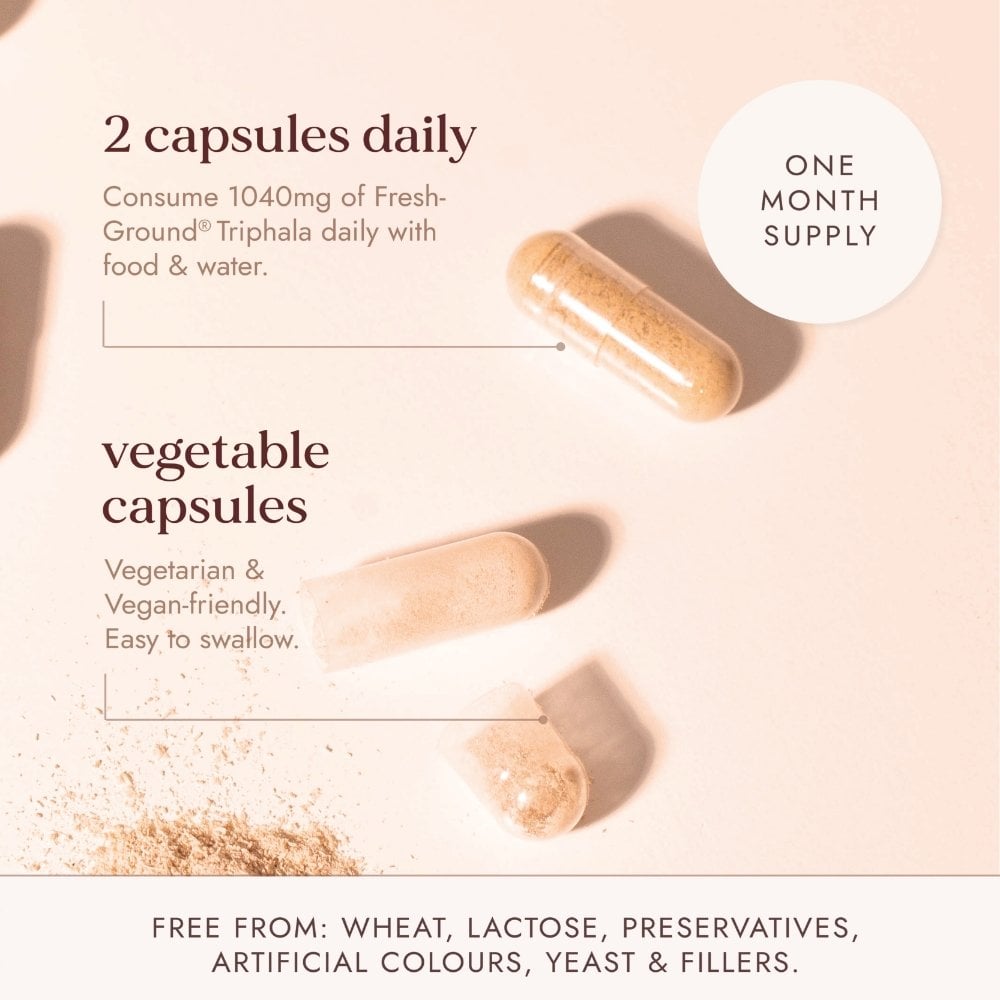 Fushi Organic Triphala 60 Vegan Capsules