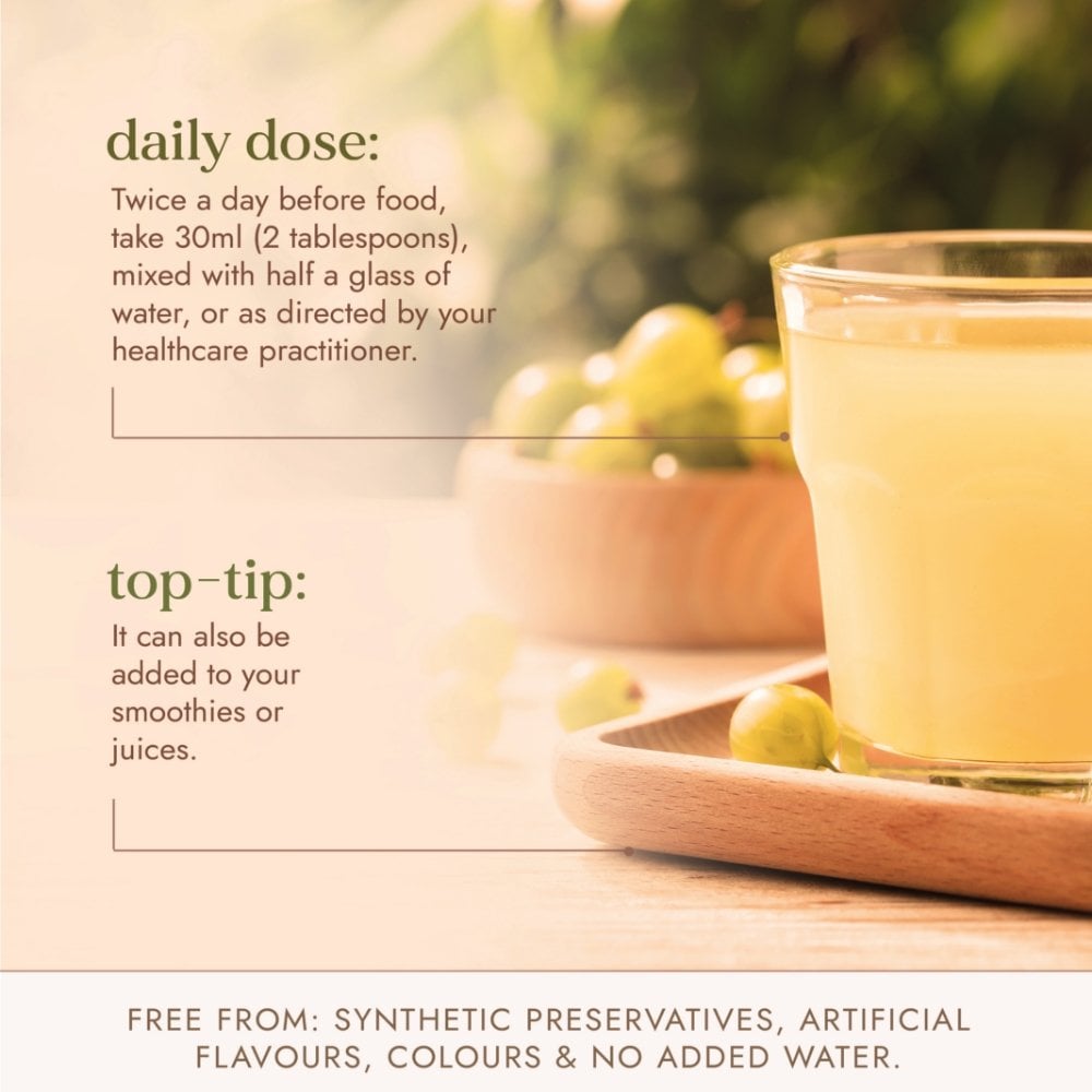 Fushi Organic Fresh-Pressed Amla Juice 500ml