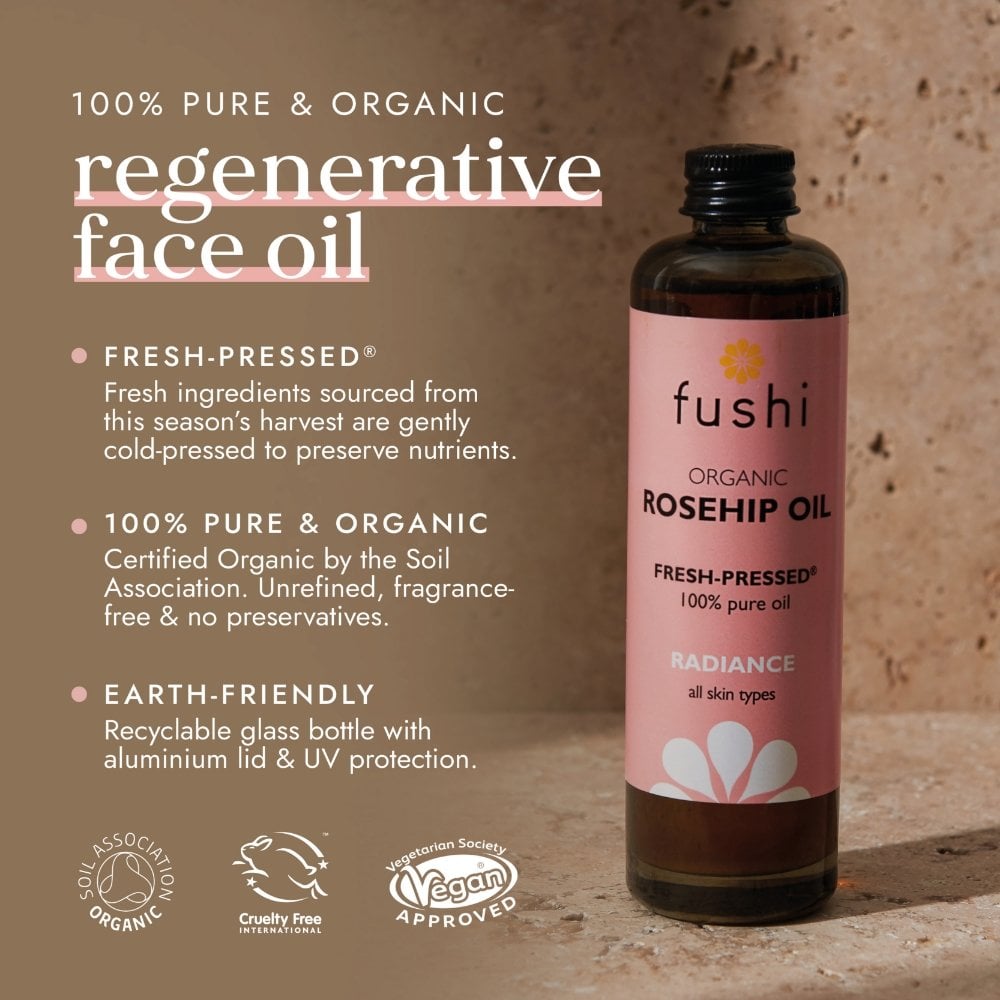 Fushi Organic Fresh-Pressed Rosehip Oil 100ml