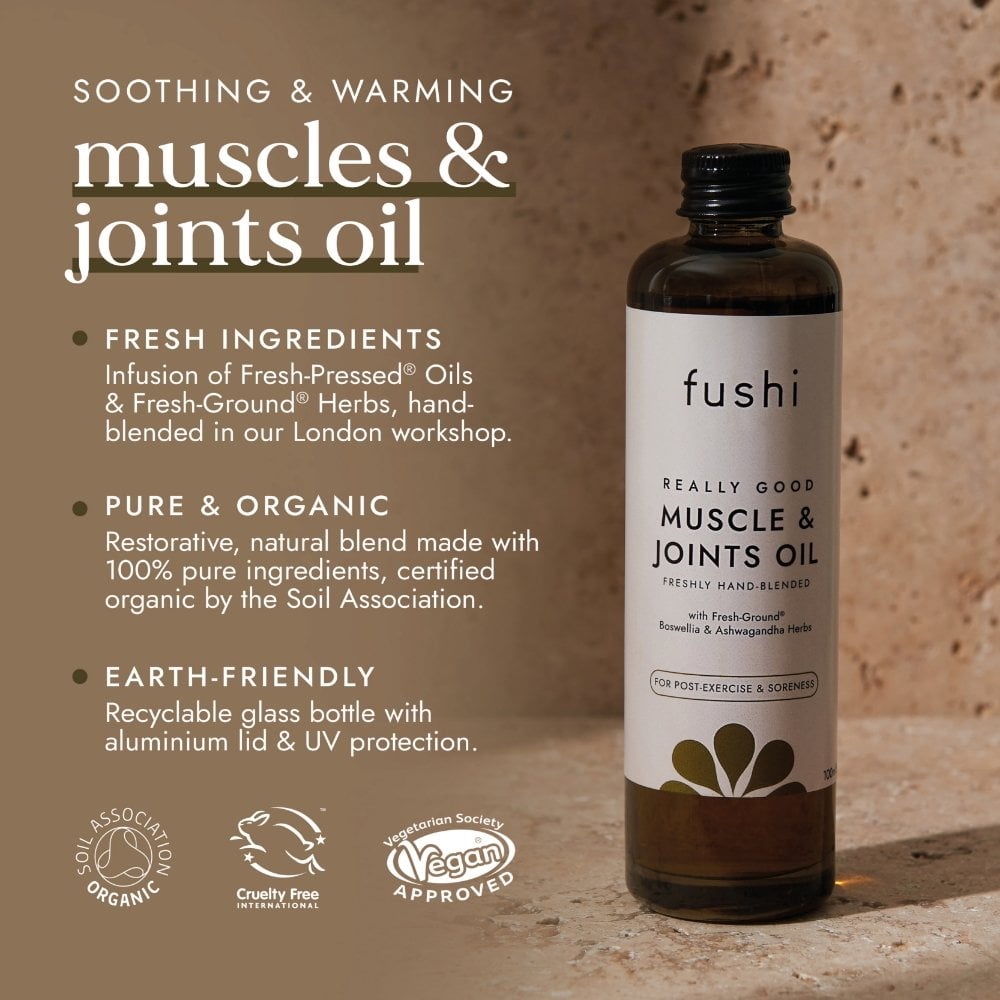 Fushi Organic Really Good Muscle & Joints Oil 100ml