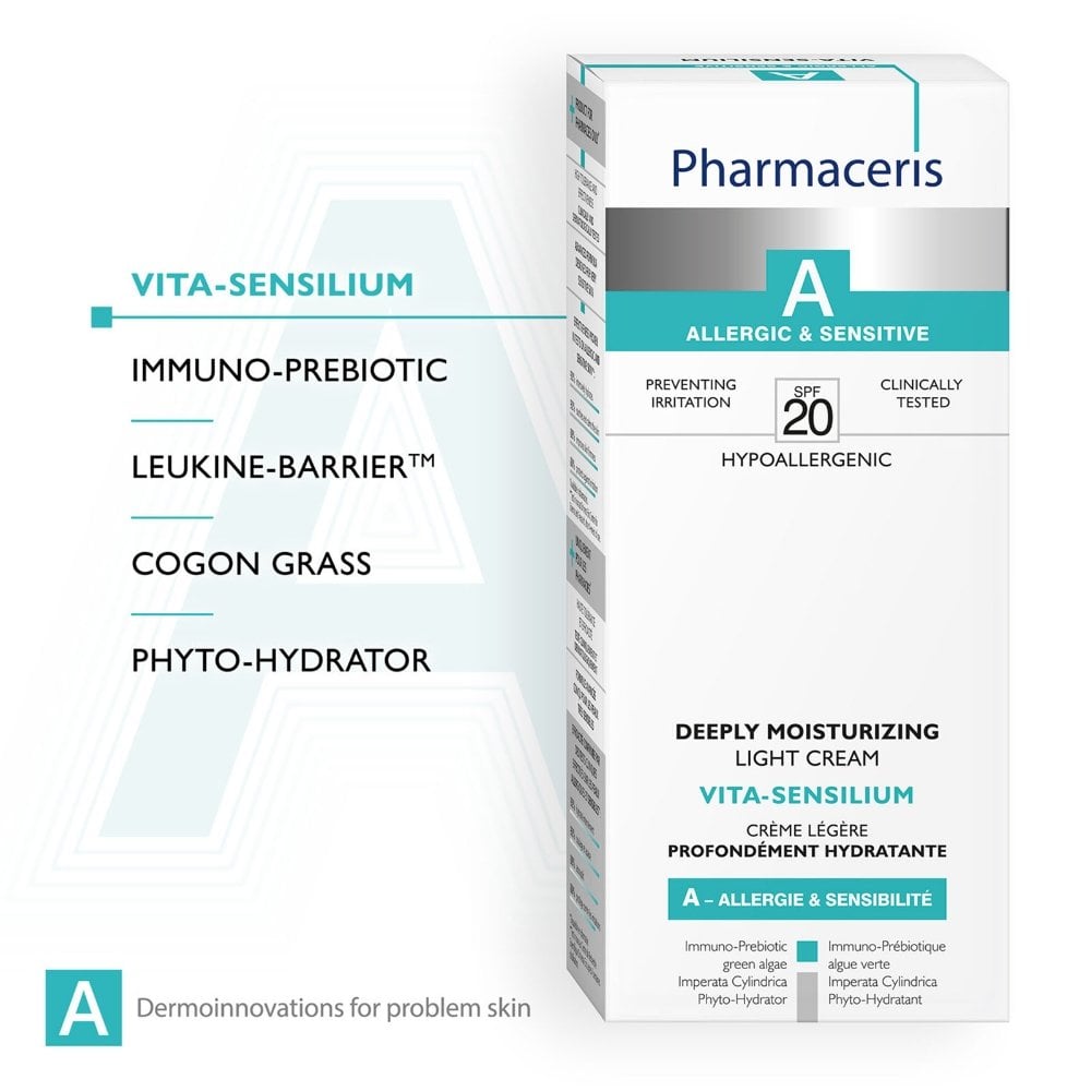 Pharmaceris A Vita-Sensilium Moisturising Face Cream SPF20 50ml