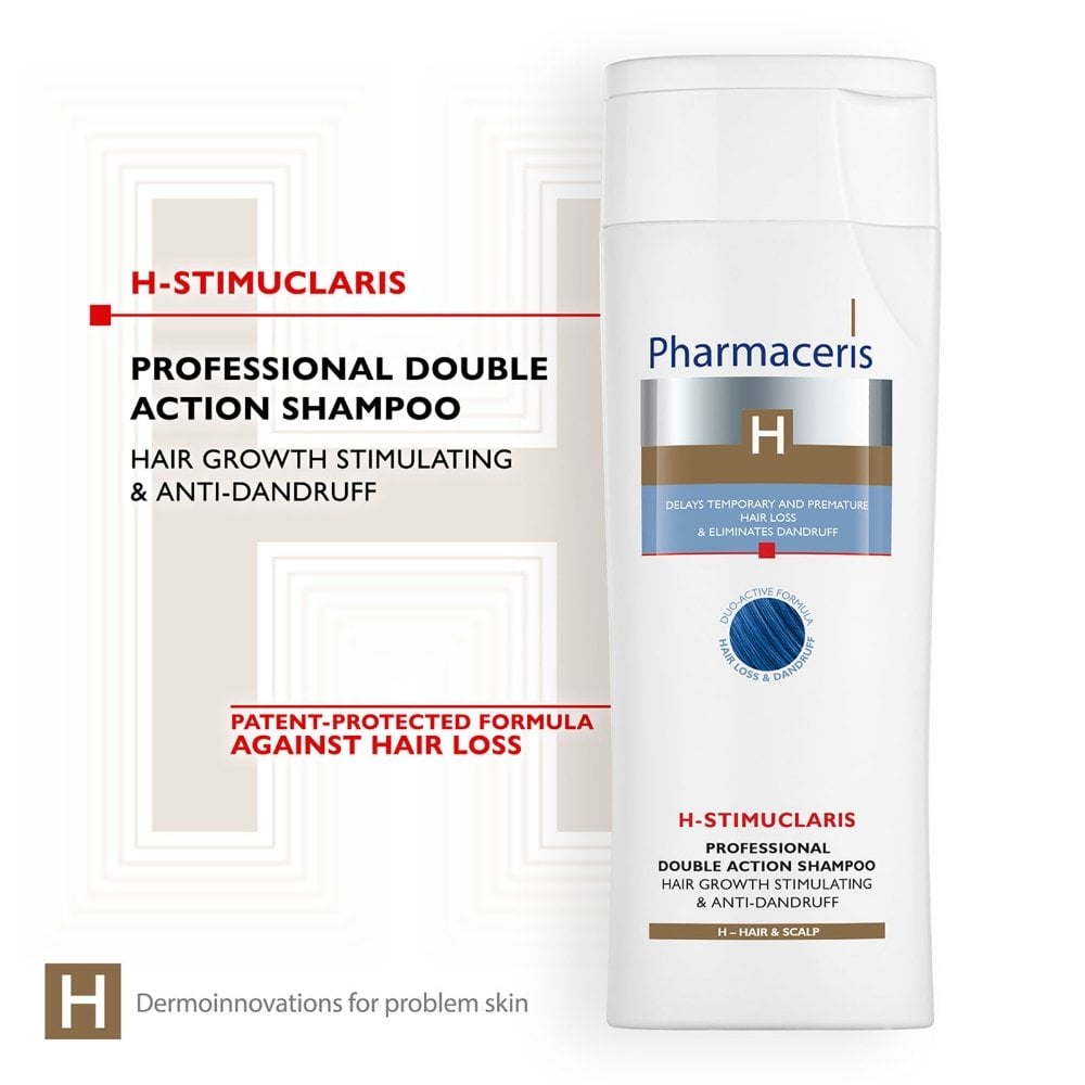 Pharmaceris H H-Stimuclaris Double Action Hair Growth Stimulating & Anti-Dandruff Shampoo 250ml