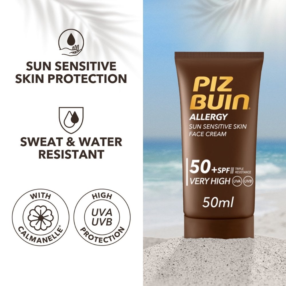 Piz Buin Allergy Sun Face SPF50+ 50ml