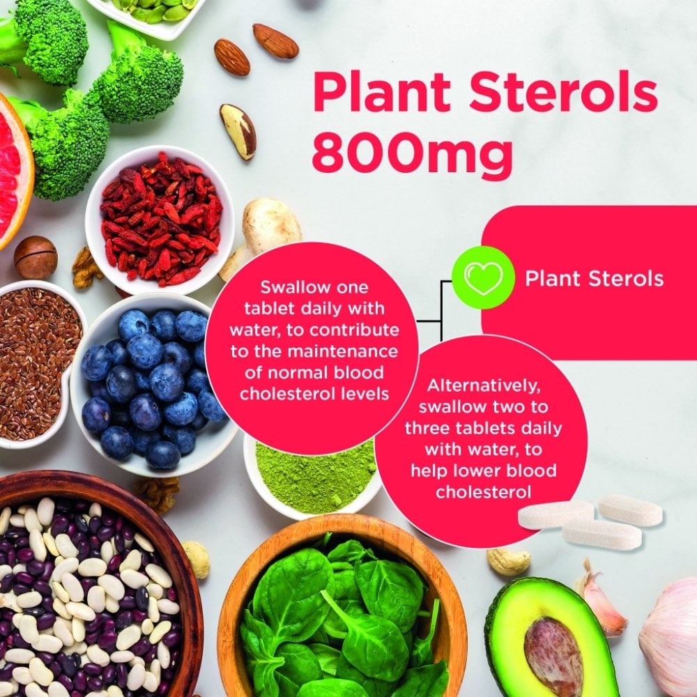 Healthspan Plant Sterols 800mg 90 Tablets