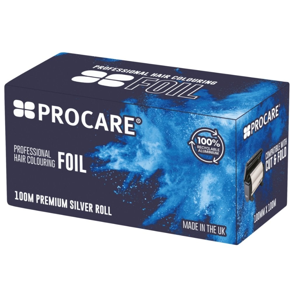 Procare Premium Silver Hair Foil 100mm x 100mtr