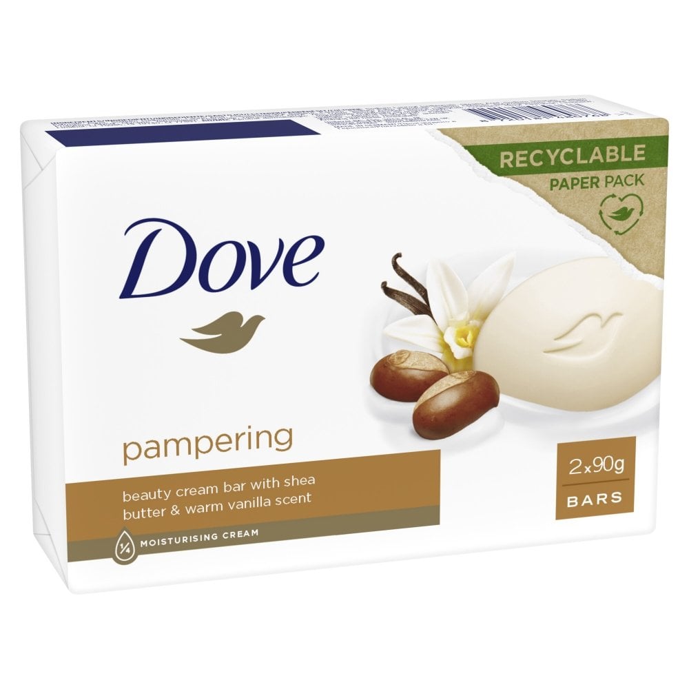 Dove Purely Pampering Beauty Bar Shea Butter 2 x 90g