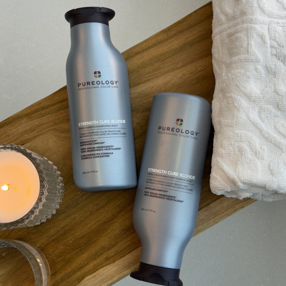 Pureology Strength Cure Blonde Purple Shampoo & Conditioner Twin 2 x 266ml