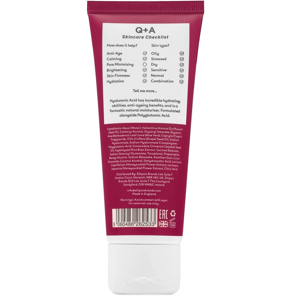 Q+A Hyaluronic Acid Day Moisturiser 75ml