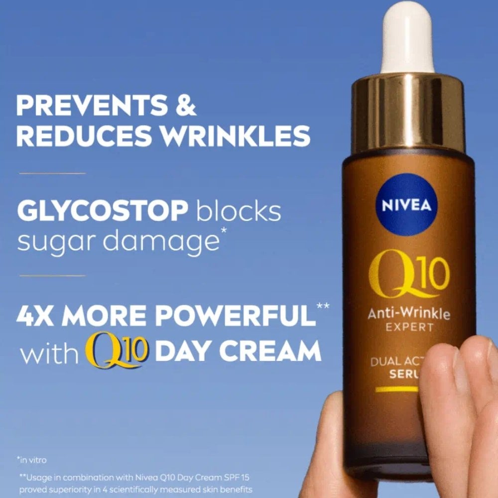 Nivea Q10 Anti-Wrinkle Expert Dual Action Serum 30ml