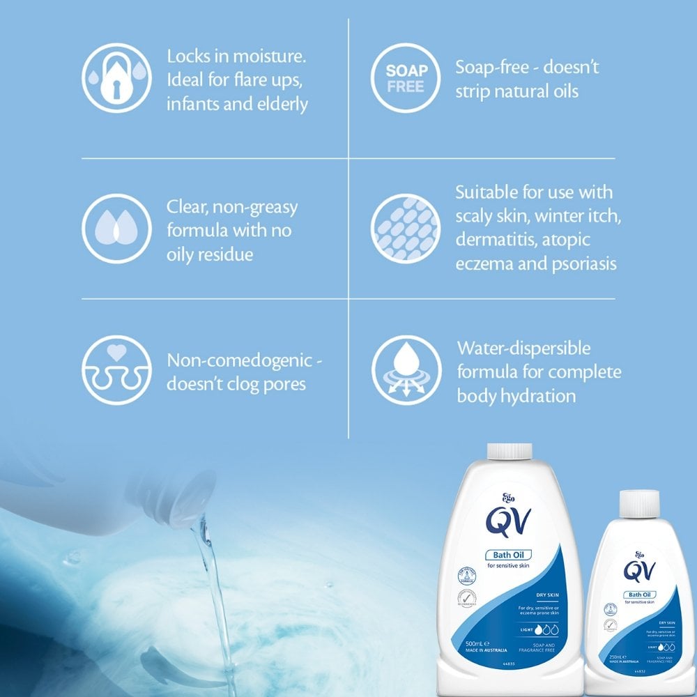 QV Skincare Bath Oil 500ml