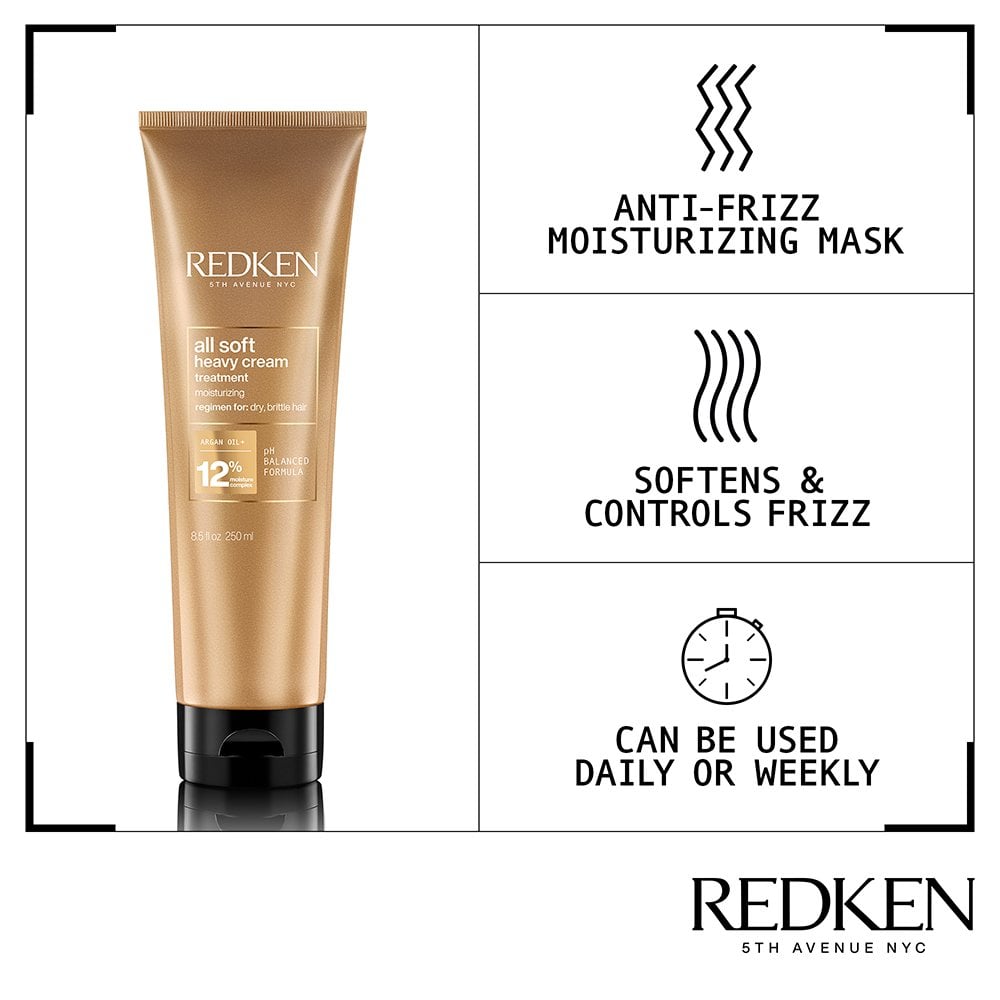 Redken All Soft Heavy Cream Moisturising Treatment Mask 250ml