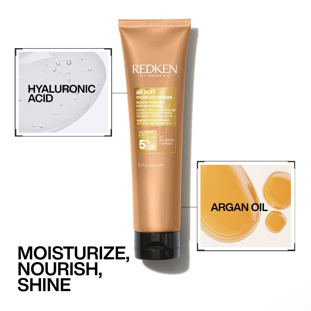 Redken All Soft Moisture Restore Leave-In Treatment 150ml