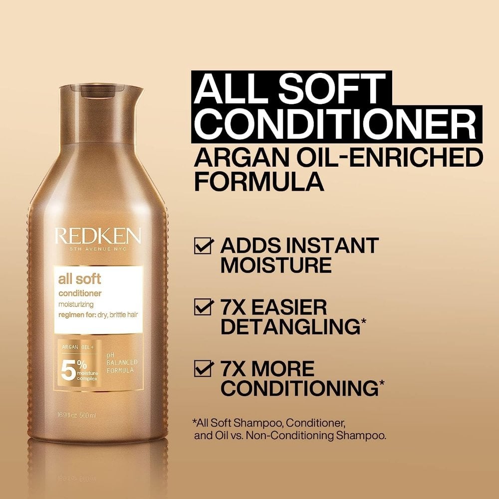 Redken All Soft Moisturising Conditioner 500ml