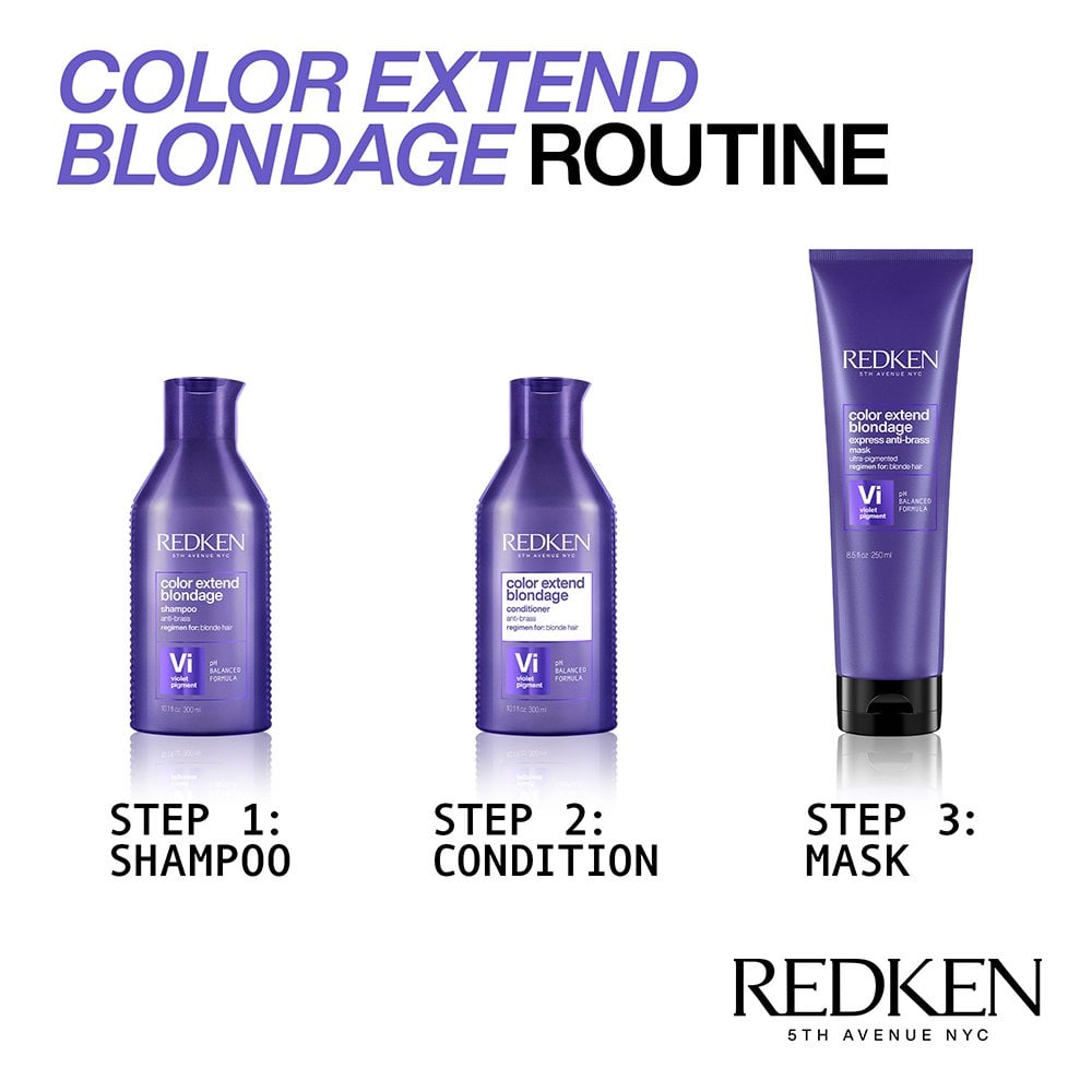 Redken Colour Extend Blondage Anti-Brass Shampoo & Conditioner Twin 2 x 300ml