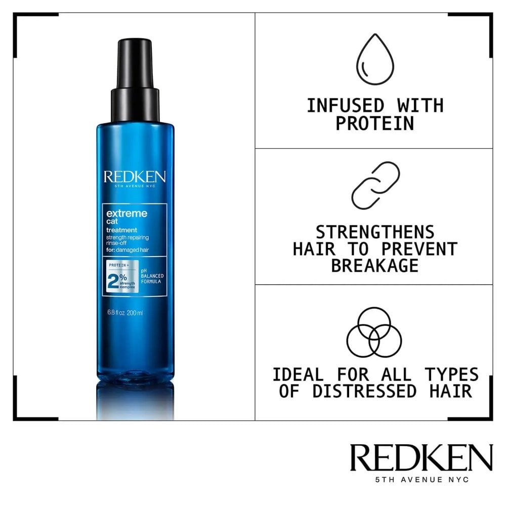 Redken Extreme CAT Anti-Damage Protein Reconstructing Rinse Out Treatment 200ml