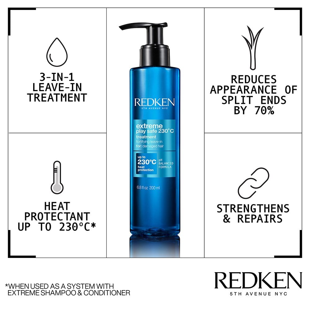 Redken Extreme Play Safe 230°C Fortifying Leave-In Treatment 200ml