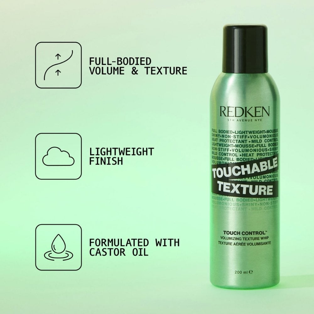 Redken Touch Control Whip Mousse 200ml
