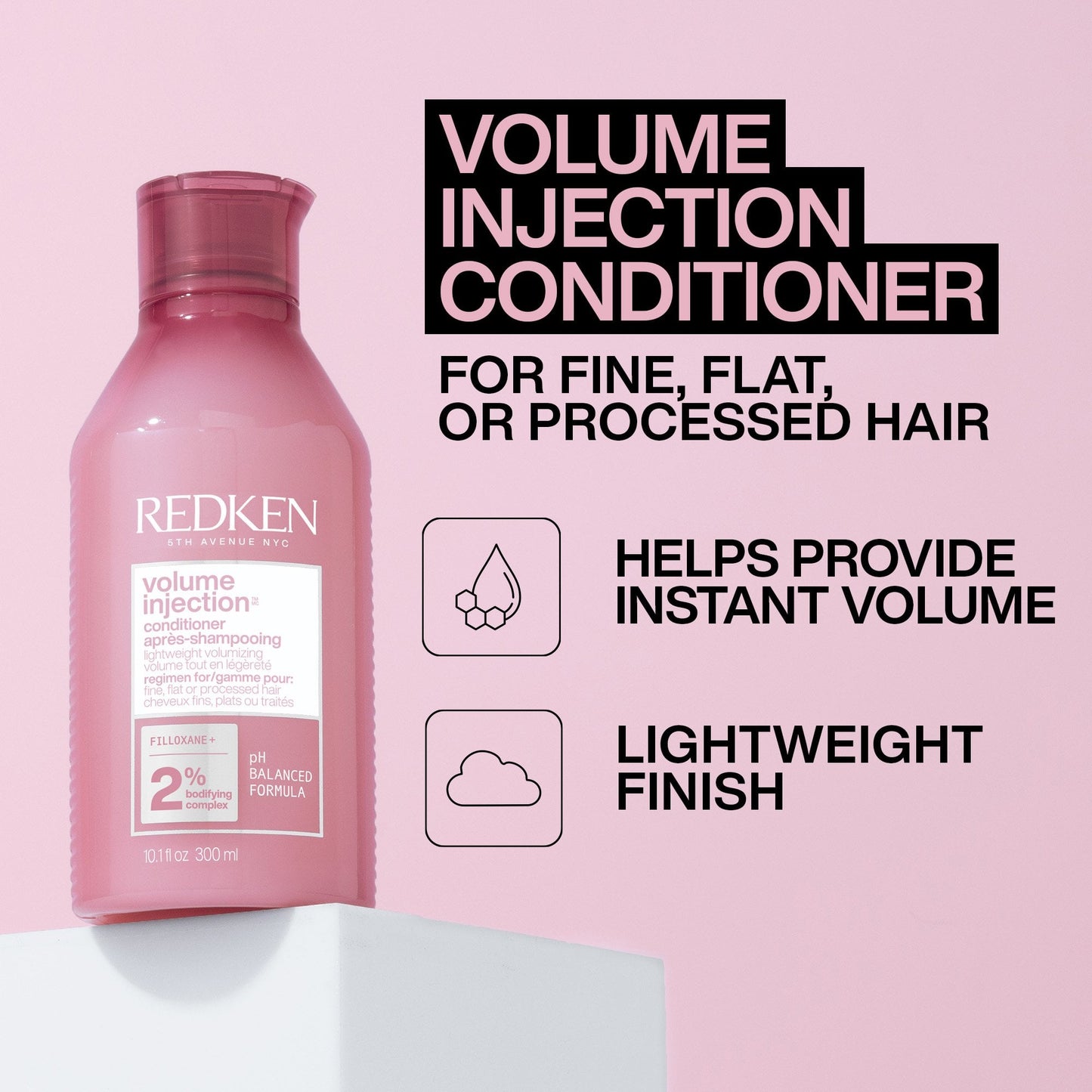 Redken Volume Injection Lightweight Conditioner 300ml