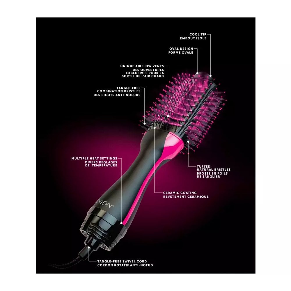 Revlon Pro Collection Salon One-Step Hair Dryer & Volumiser Black