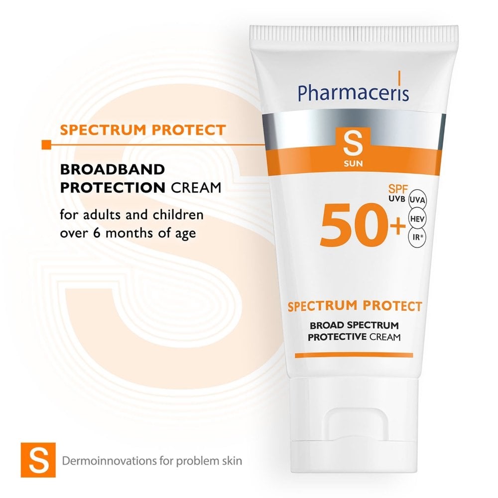 Pharmaceris S Broad Spectrum Sun Protection Cream for Adults & Children SPF50 50ml