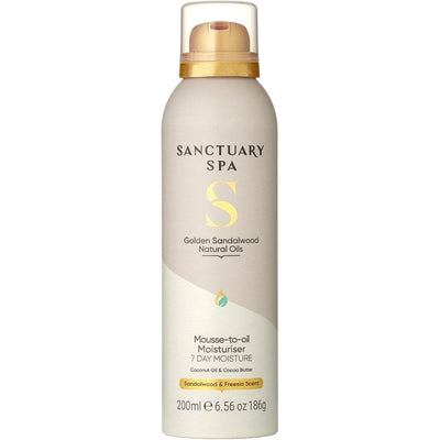 Sanctuary Spa Golden Sandalwood Natural Oils Mousse-To-Oil Moisturiser 200ml