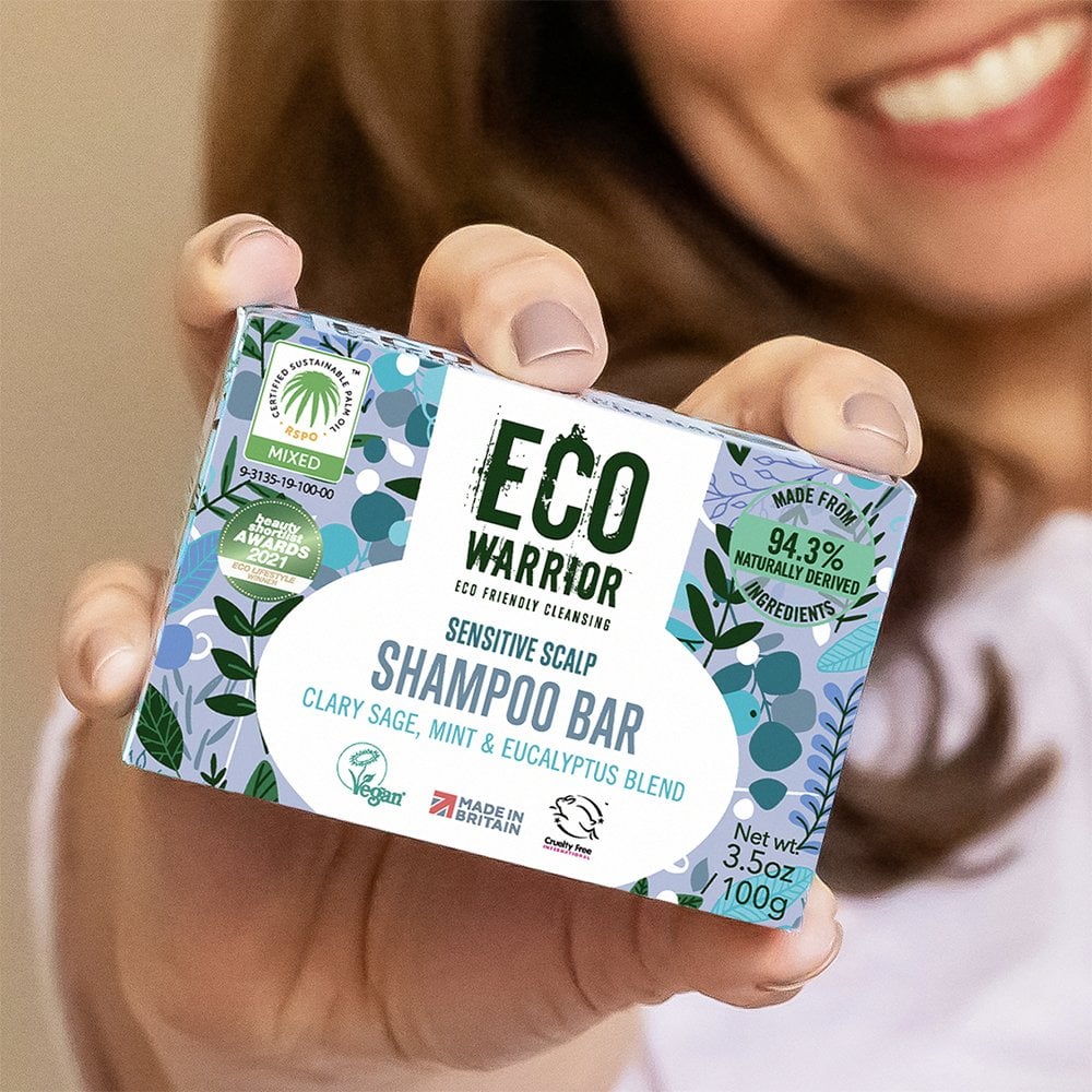 Eco Warrior Sensitive Scalp Shampoo Bar 100g