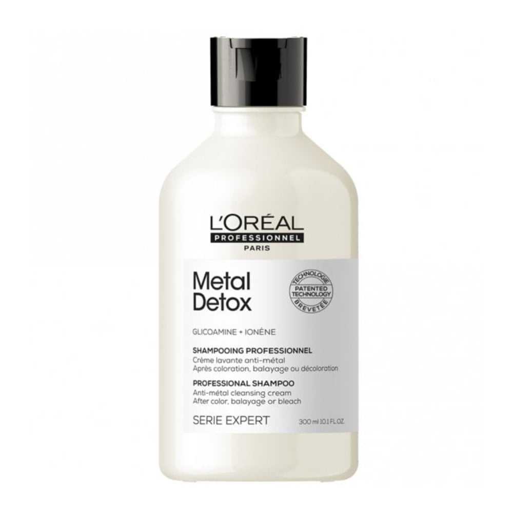 L'Oreal Professionnel Serie Expert Metal Detox Anti-Metal Cleansing Cream Shampoo, Masque 250ml & Oil 50ml Trio