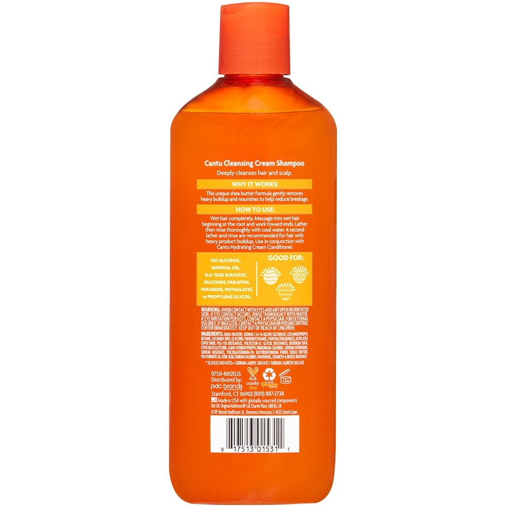 Cantu Shea Butter For Natural Hair Sulphate-Free Cleansing Cream Shampoo 400ml