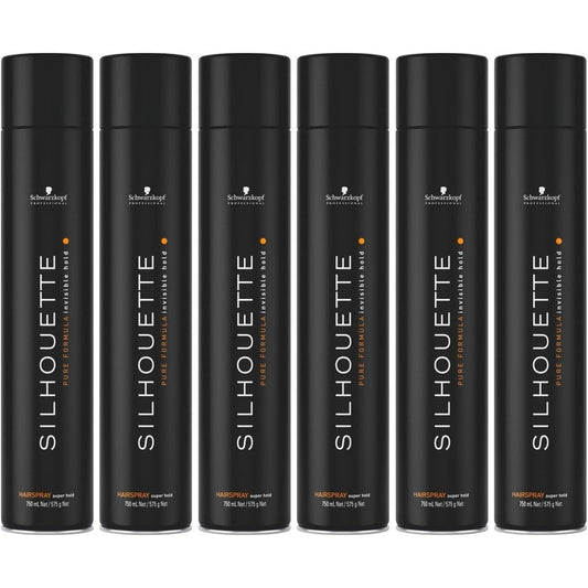 Schwarzkopf Professional Silhouette Super Hold Hairspray Multipack 6 x 750ml