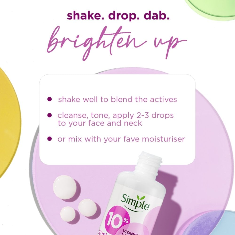 Simple 10% Niacinamide Vitamin B3 Booster Serum 30ml